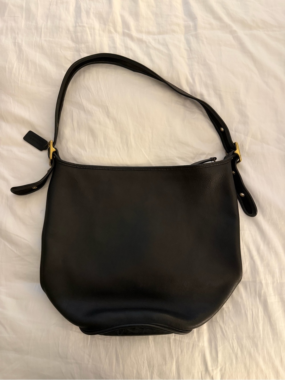 Coach Black Leather Shoulder Bag